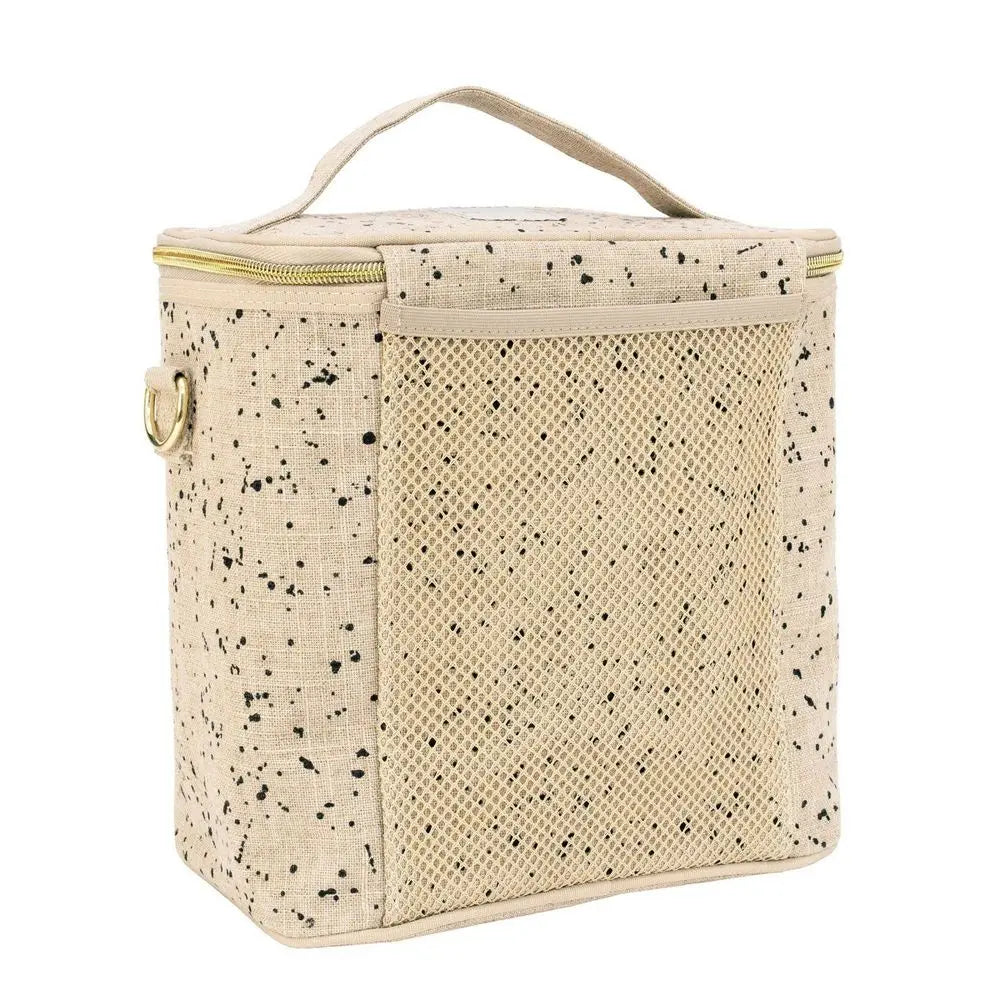 New - SoYoung Lunch Bag Linen Messenger Removable Insulated Insert SoYoungBullseye Deals