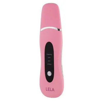 New - Spa Sciences LELA Ultrasonic Facial Spatula System - Pink Spa SciencesBullseye Deals