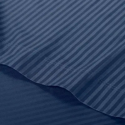 New - Threshold 400 Thread Count Cotton Damask 6PC Sheet Set Sophisticated Threshold SignatureBullseye Deals