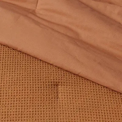 New - Threshold Cotton Waffle Comforter Set OEKO-TEX Waffle-Weave ThresholdBullseye Deals