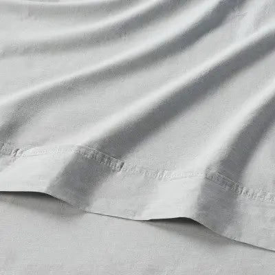 New - Threshold Organic Cotton Percale 4-Piece Sheet Set Fitwise Tech ThresholdBullseye Deals