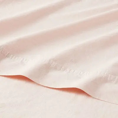 New - Threshold Organic Cotton Percale 4-Piece Sheet Set Fitwise Tech ThresholdBullseye Deals