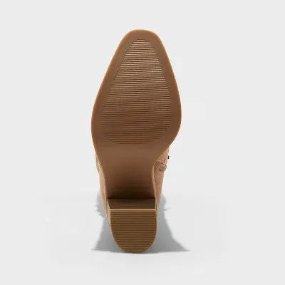 New - Universal Thread Women's Faux Suede Tall Knee High Block Heel Boots Pointed Toe Universal ThreadBullseye Deals
