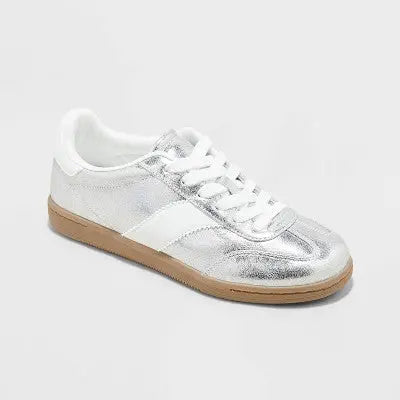 New - Universal Thread Women's Jersey Lace Up Sneakers Memory Foam Paneled Universal ThreadBullseye Deals