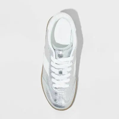 New - Universal Thread Women's Jersey Lace Up Sneakers Memory Foam Paneled Universal ThreadBullseye Deals