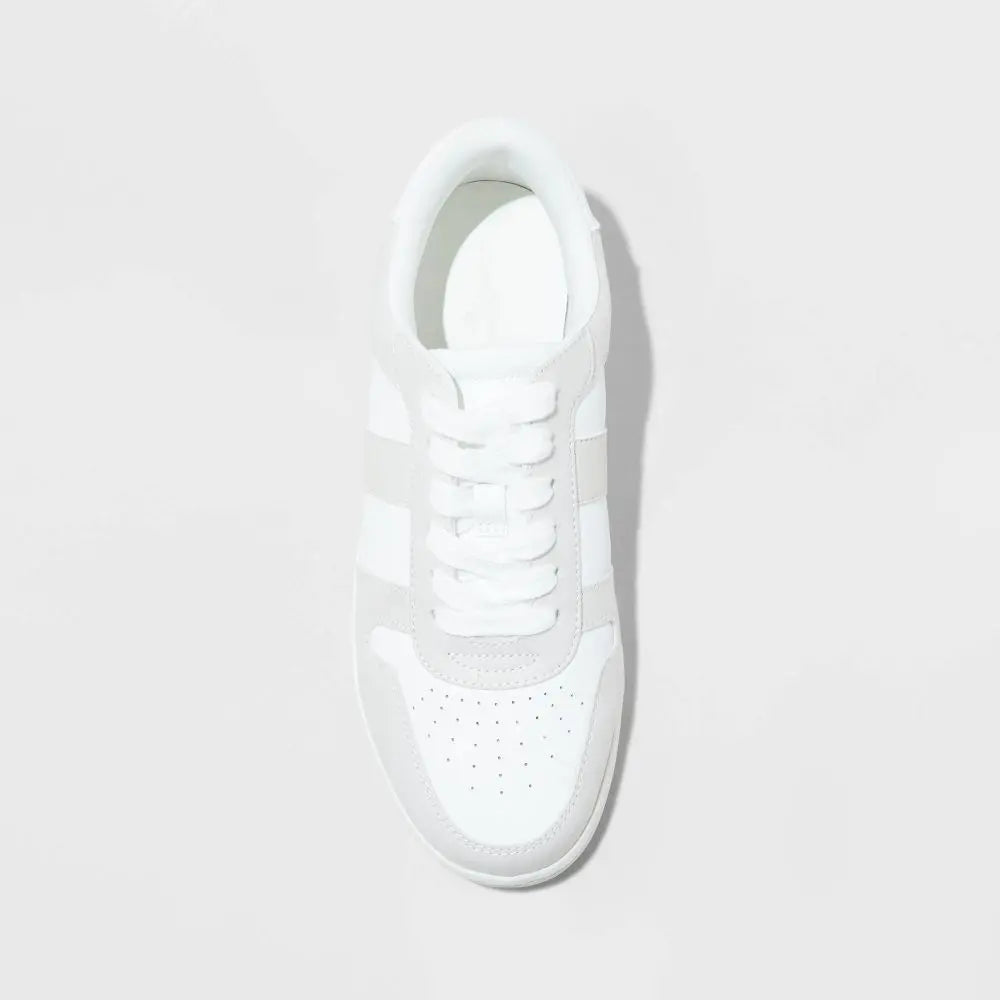 New - Universal Thread Women's Low Top Lace-Up Fashion Sneakers Memory Foam Insole Fit Universal ThreadBullseye Deals