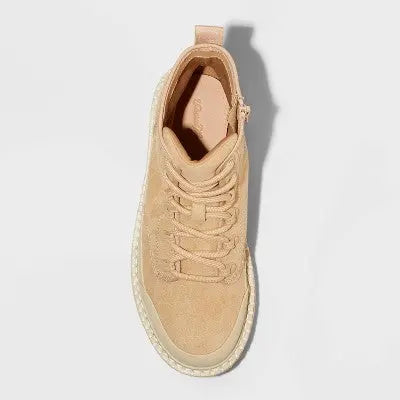 New - Universal Thread Women's Winter Platform Combat Boots Suede Wedge Heel Universal ThreadBullseye Deals