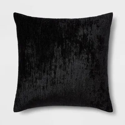 New - Velvet Rib Textured Square Throw Pillow - Threshold ThresholdBullseye Deals