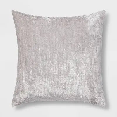 New - Velvet Rib Textured Square Throw Pillow - Threshold ThresholdBullseye Deals