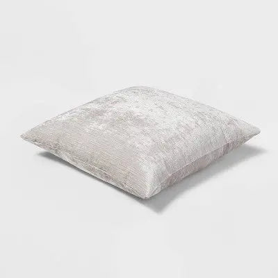 New - Velvet Rib Textured Square Throw Pillow - Threshold ThresholdBullseye Deals