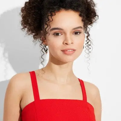 New - Wild Fable Women's Wide Leg Bandeau Jumpsuit Strapless Off Shoulder Wild FableBullseye Deals