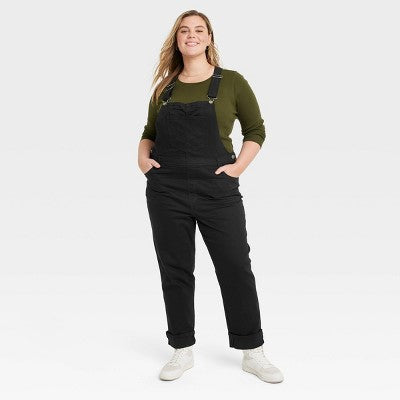 New - Women's 9's Slim Denim Overalls - Universal Thread Universal Thread