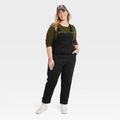 New - Women's 9's Slim Denim Overalls - Universal Thread Universal Thread