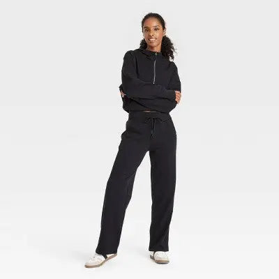 New - Women's French Terry Straight Leg Sweatpant - JoyLab JoyLabBullseye Deals