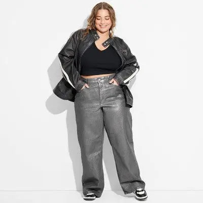 New - Women's High-Rise Baggy Jeans - Wild Fable Wild FableBullseye Deals