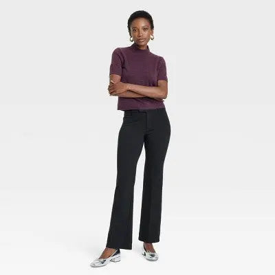 New - Women's High-Rise Flare Ponte Trousers - A New Day A New DayBullseye Deals