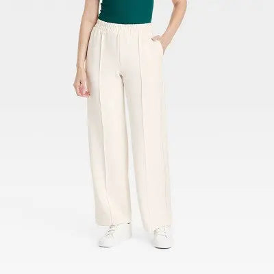 New - Women's High-Rise Straight Leg Pull-On Pants - A New Day A New DayBullseye Deals