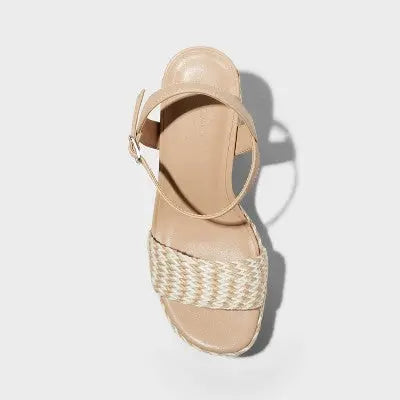 New - Women's India Platform Heels with Memory Foam Insole - Universal Thread Universal ThreadBullseye Deals