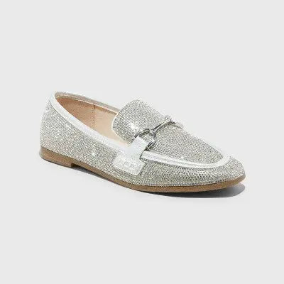 New - Women's Laurel Rhinestone Loafers - A New Day A New DayBullseye Deals