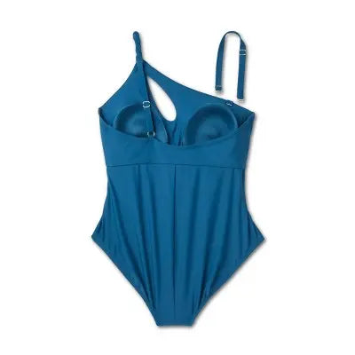 New - Women's One Shoulder Twist One Piece Swimsuit - Shade & Shore Shade & ShoreBullseye Deals