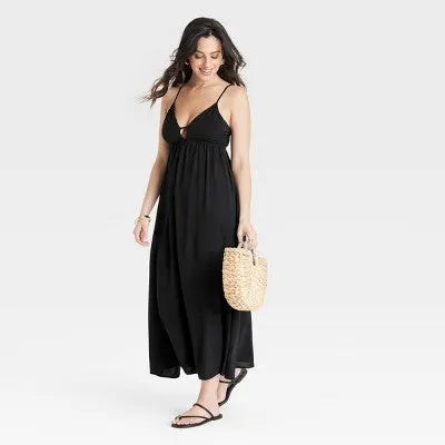 New - Women's Ruched Midi Dress - A New Day A New DayBullseye Deals