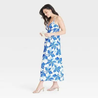New - Women's Ruched Midi Dress - A New Day A New DayBullseye Deals
