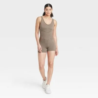 New - Women's Seamless Short Active Bodysuit - Joyab JoyLabBullseye Deals