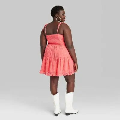 New - Women's Sleeveless Corset Fit & Flare Mini Dress - Wild Fable Wild Fable