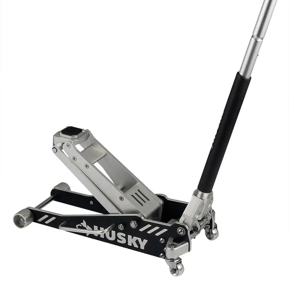 Open Box -  1-1/2-Ton Super Low Profile Aluminum Racing Car Jack with Quick Lift HuskyBullseye Deals
