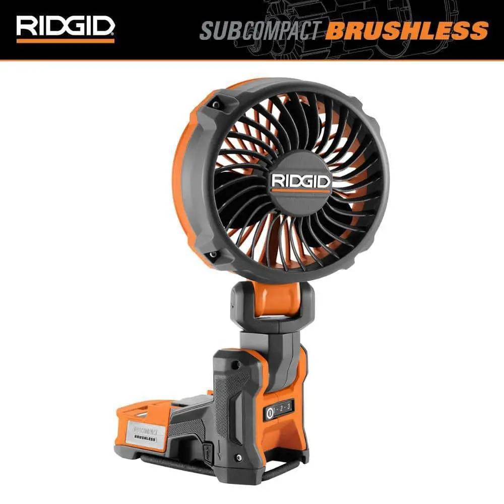 Open Box -  18V Brushless Cordless Magnetic Clamp Fan (Tool Only) RIDGIDBullseye Deals