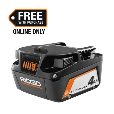 Open Box -  18V Lithium-Ion 4.0 Ah Battery RIDGIDBullseye Deals