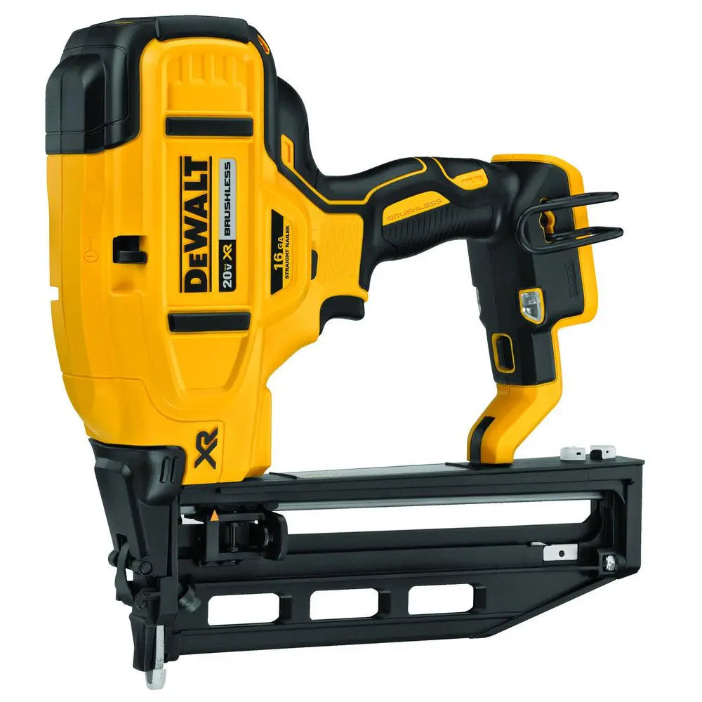Open Box - 20-Volt MAX XR 16-Gauge Lithium-Ion Cordless Finish Nailer (Tool-Only) DEWALTBullseye Deals