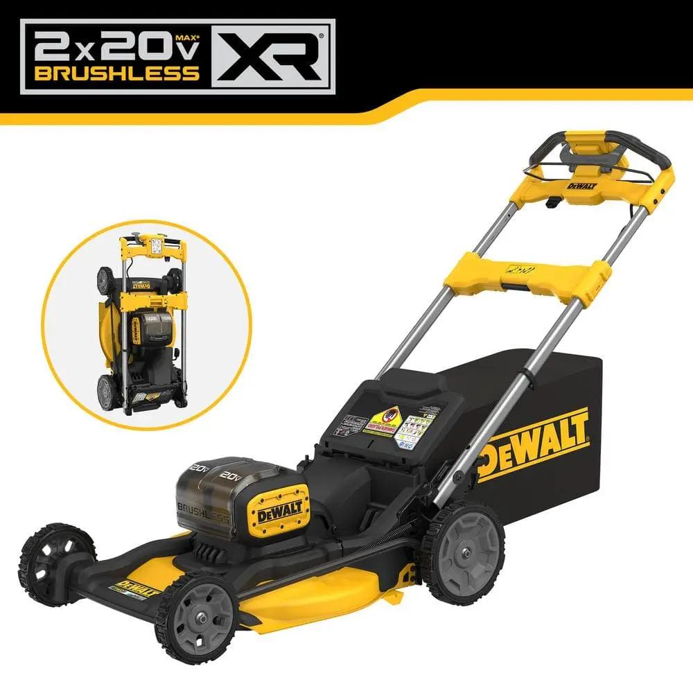 Open Box -  20V MAX 21 in. Brushless Cordless Battery Powered Self Propelled Lawn Mower Kit with (2) 10 Ah Batteries and Chargers DEWALTBullseye Deals
