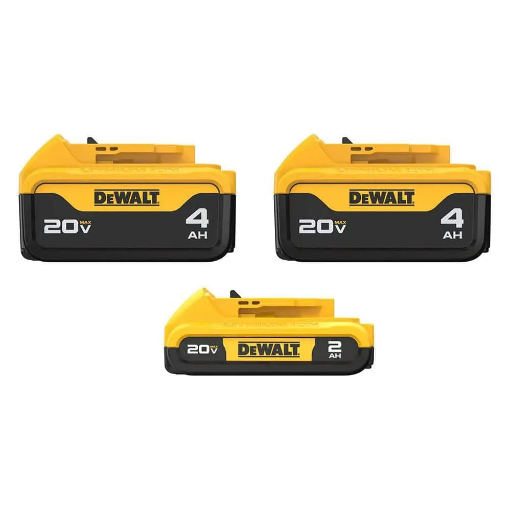 Open Box -  20V MAX Lithium-Ion 2.0 Ah and (2) 4.0 Ah Battery Packs (3-Pack) DEWALTBullseye Deals