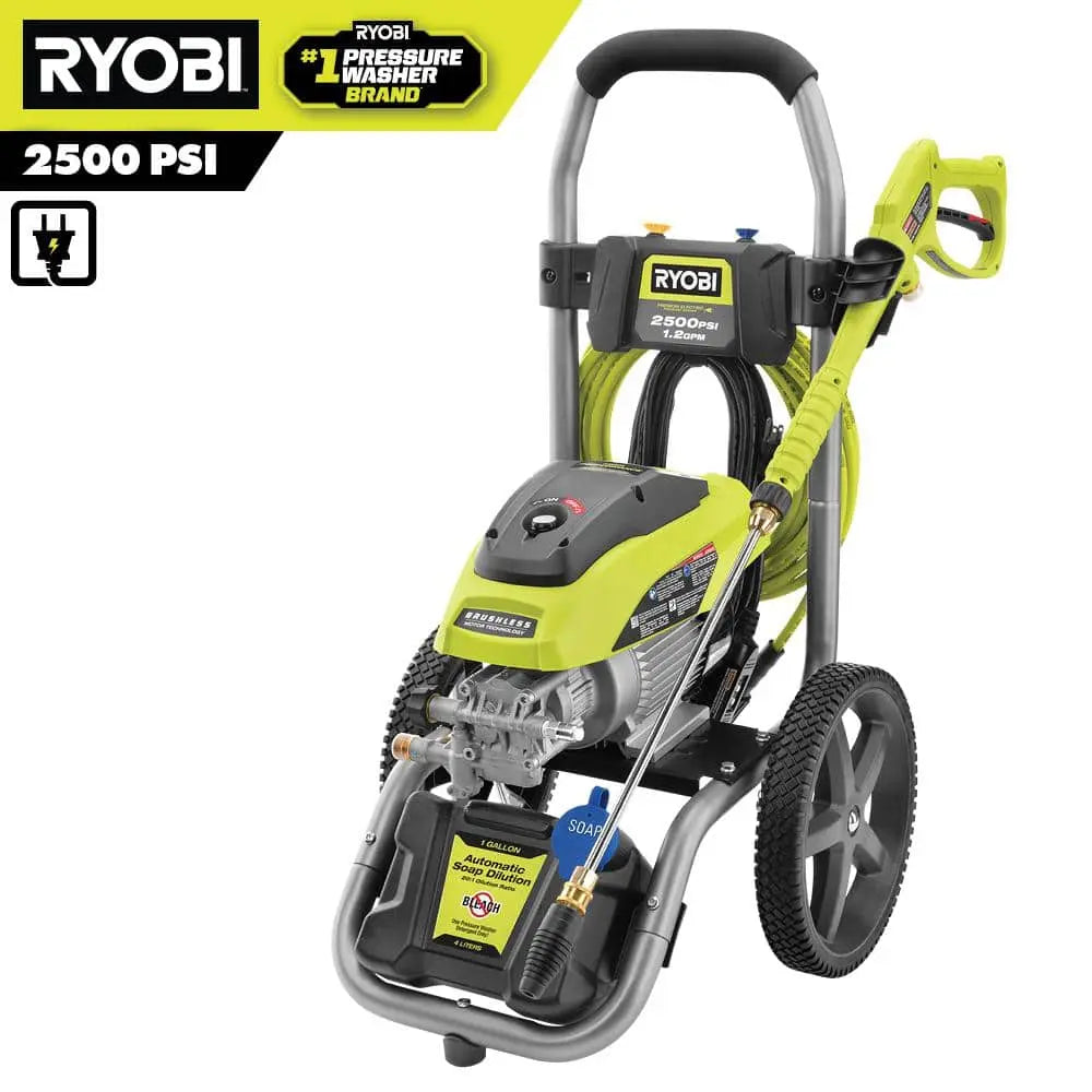 Open Box - 2500 PSI 1.2 GPM High Performance Cold Water Electric Pressure Washer RYOBIBullseye Deals
