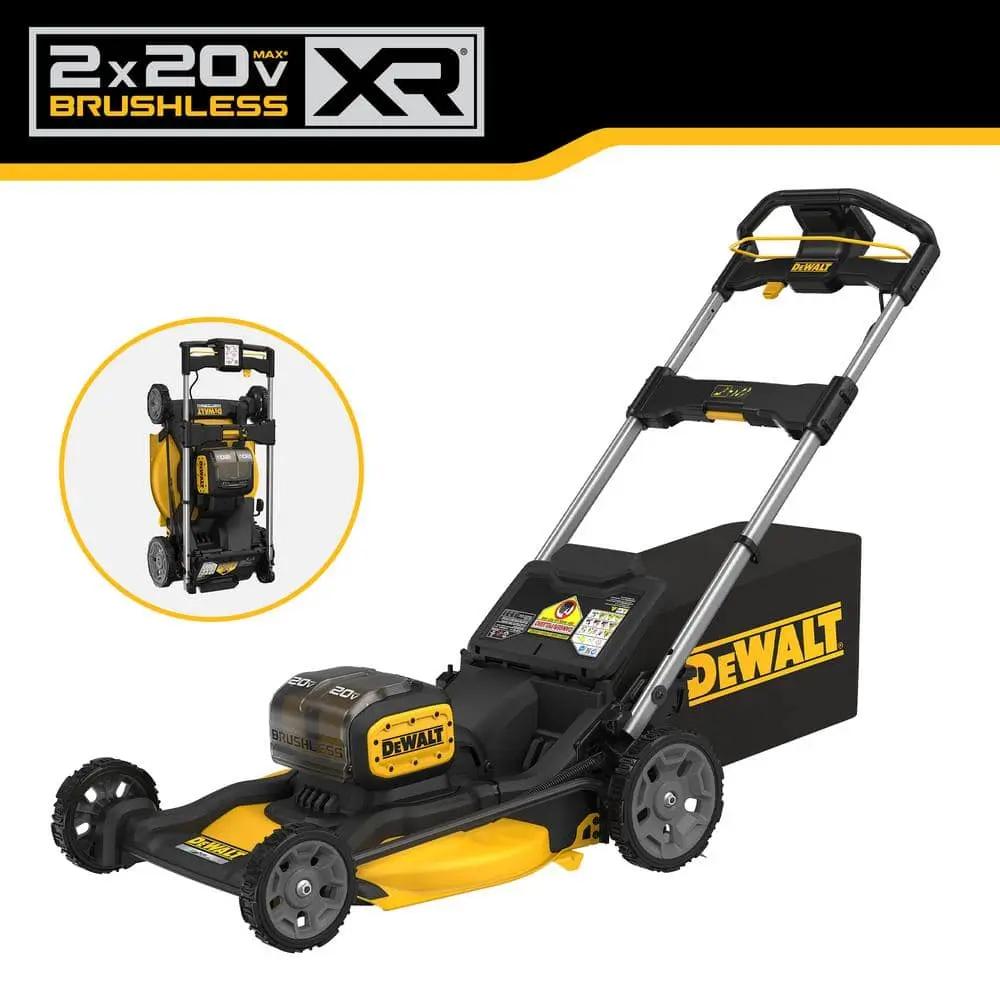 Open Box -  2x20V MAX 21 in. Cordless Battery Powered Push Lawn Mower Kit with (2) 10 Ah Batteries and Chargers DEWALTBullseye Deals