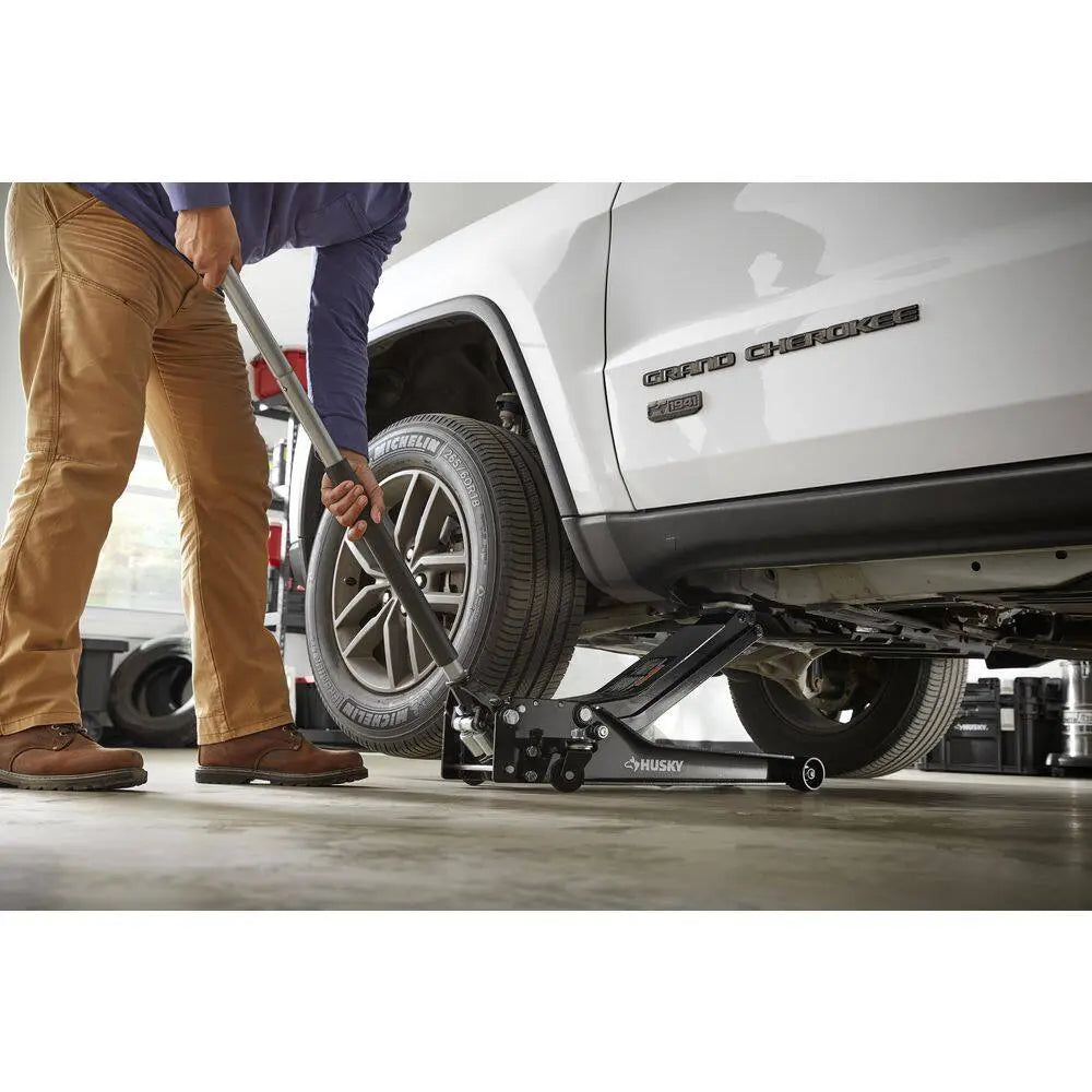 Open Box -  3-Ton Super Low Super High Car Jack HuskyBullseye Deals