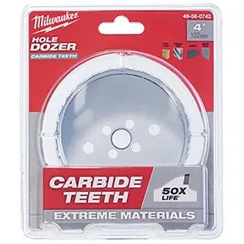 Open Box -  49-56-0742 4 IN. CARB HOLE SAW MilwaukeeBullseye Deals