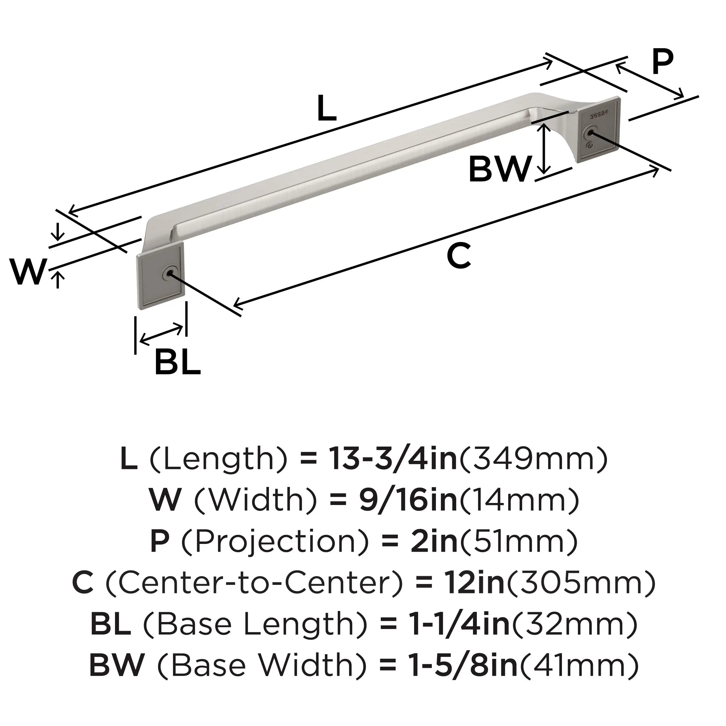 Open Box - Amerock BP36924G10 - Pulls Cabinet Hardware AmerockBullseye Deals