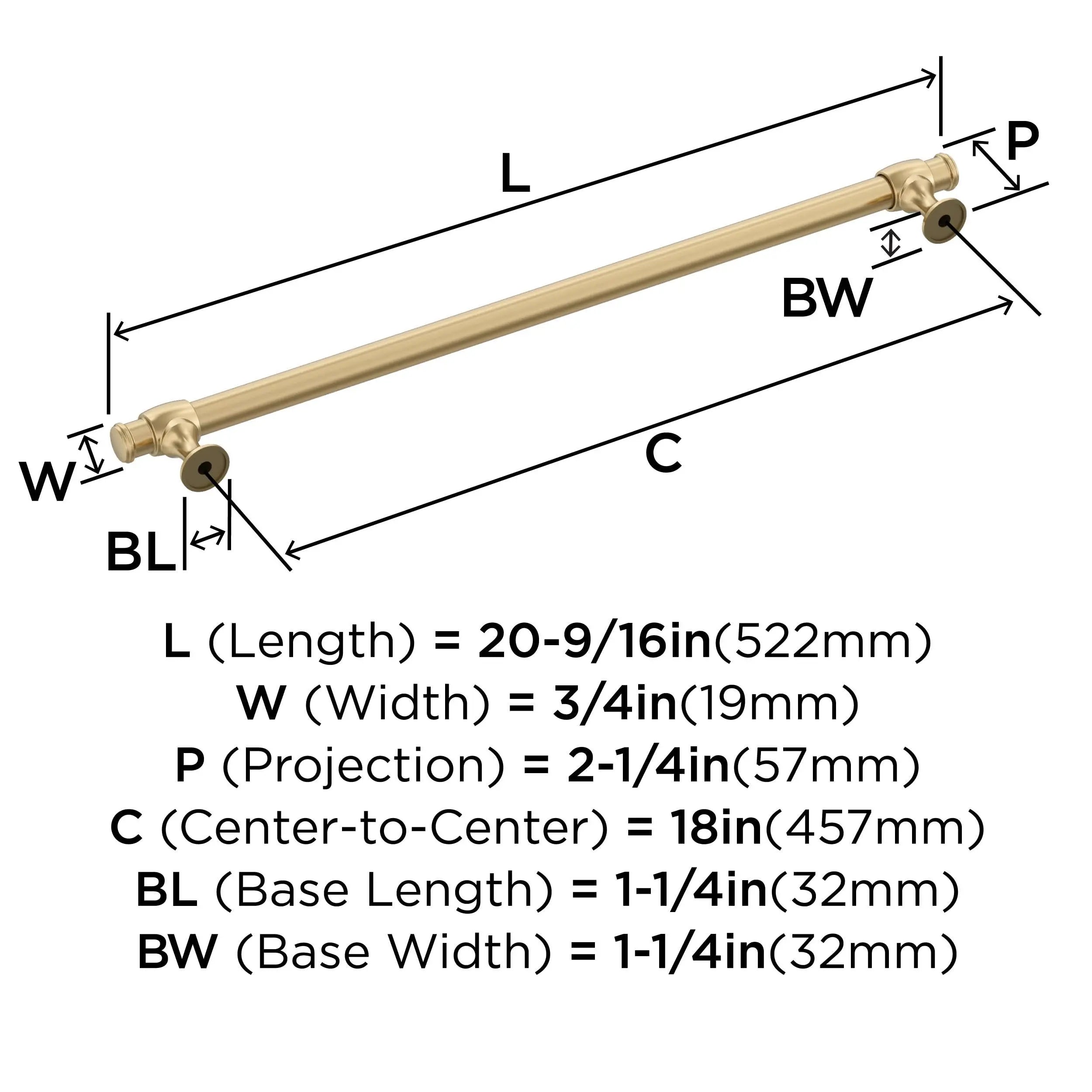 Open Box - Amerock BP54066CZ - Pulls Cabinet Hardware AmerockBullseye Deals