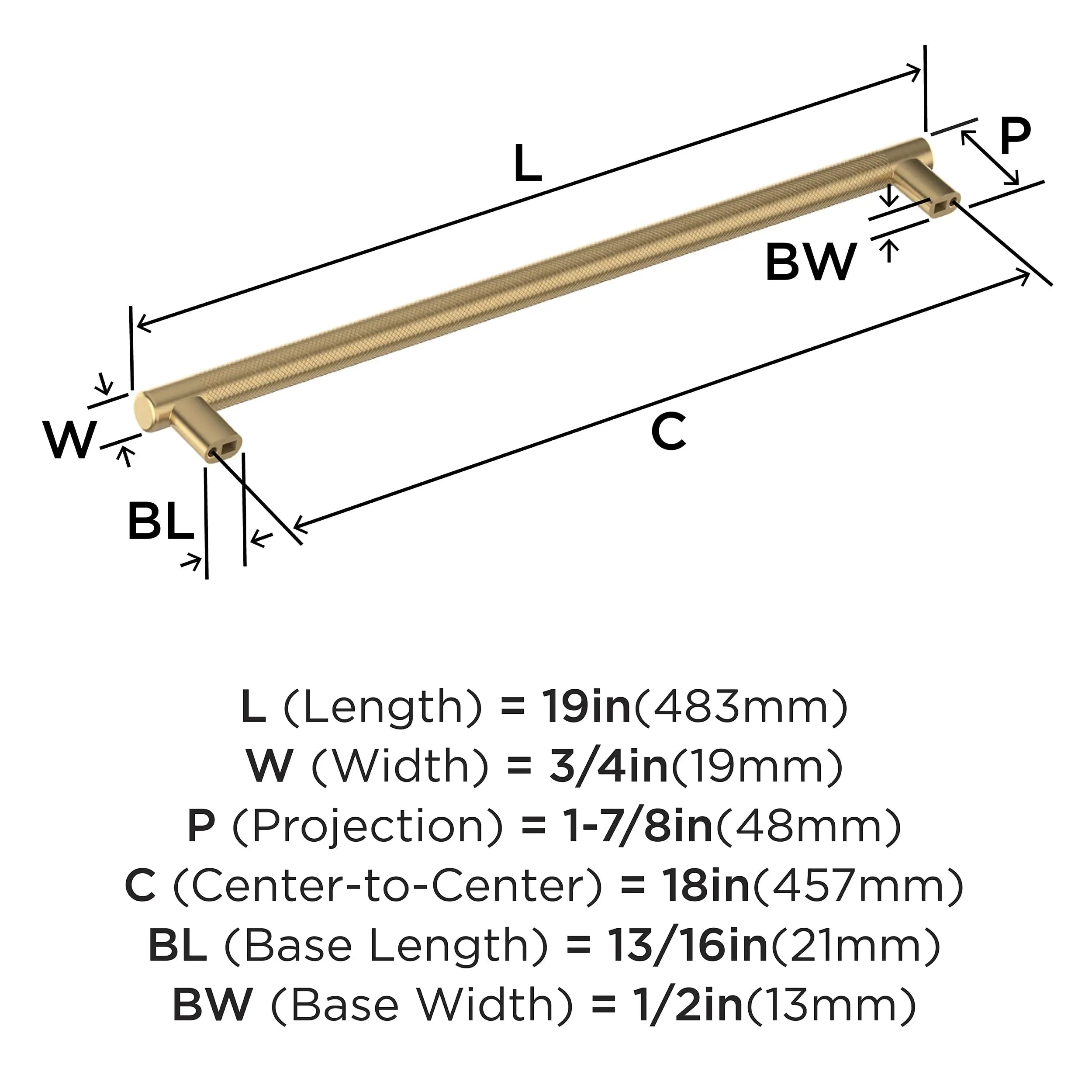 Open Box - Amerock BP54071CZ - Pulls Cabinet Hardware AmerockBullseye Deals