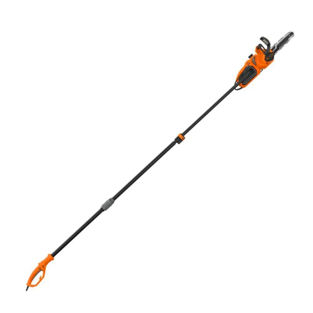 Open Box - BLACK+DECKER 10 in. 8 Amp Electric Chain and Pole Saw BLACK+DECKERBullseye Deals