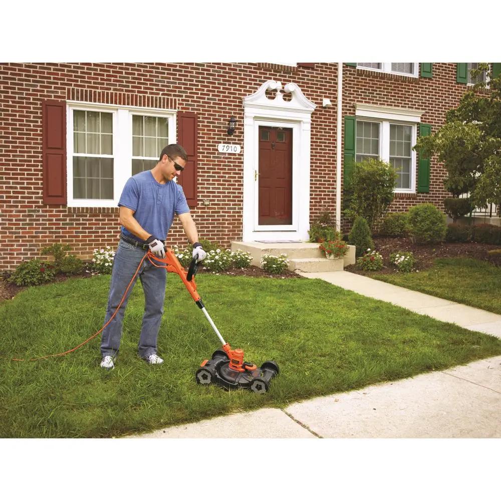 Open Box -  BLACK+DECKER 12" 6.5 Amp Corded Electric Single Line 3-in-1 String Grass Trimmer BLACK & DECKERBullseye Deals