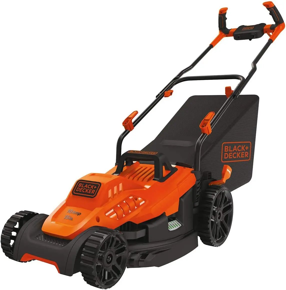 Open Box -  BLACK+DECKER 15 in. 10 Amp Corded Electric Walk Behind Push Mower Black DeckerBullseye Deals