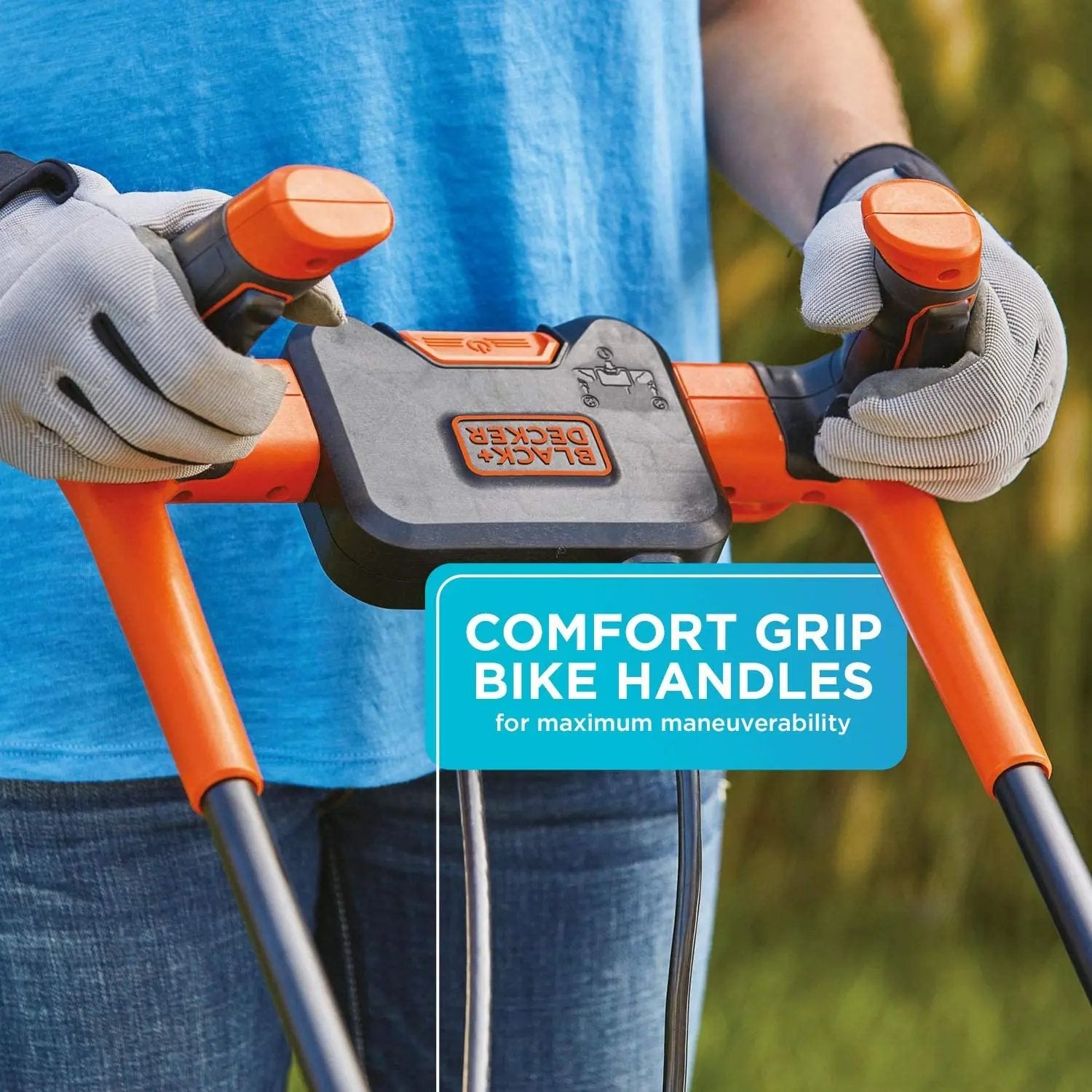 Open Box -  BLACK+DECKER 15 in. 10 Amp Corded Electric Walk Behind Push Mower Black DeckerBullseye Deals