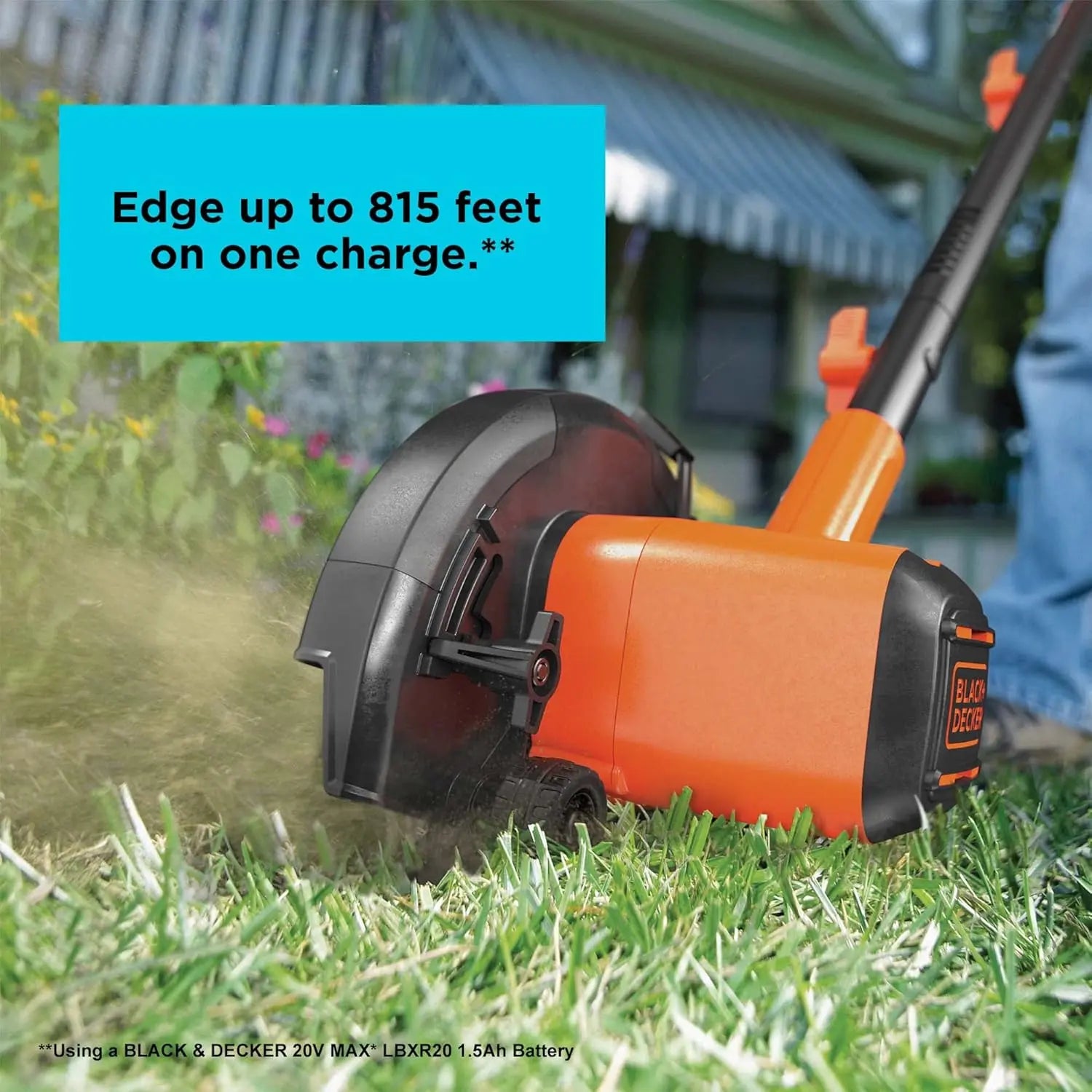 Open Box -  BLACK+DECKER 20-Volt Lithium-Ion Cordless Edger with 1.5 Ah Battery and Charger BLACK+DECKERBullseye Deals