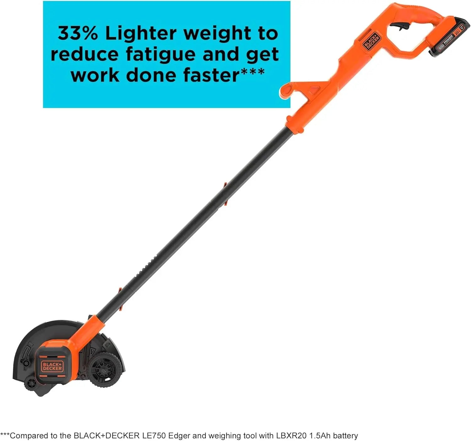 Open Box -  BLACK+DECKER 20-Volt Lithium-Ion Cordless Edger with 1.5 Ah Battery and Charger BLACK+DECKERBullseye Deals