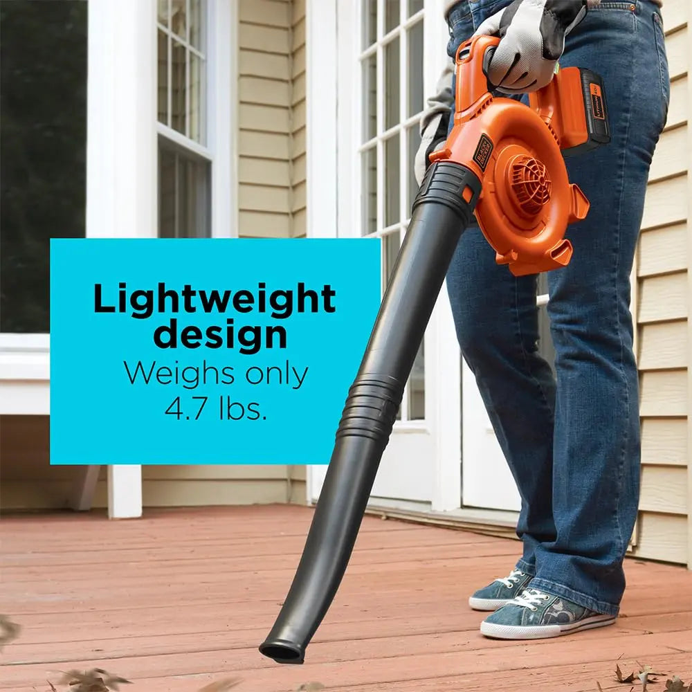 Open Box -  BLACK+DECKER 40V MAX* Lithium Ion Sweeper - Orange Sorbet BLACK+DECKERBullseye Deals