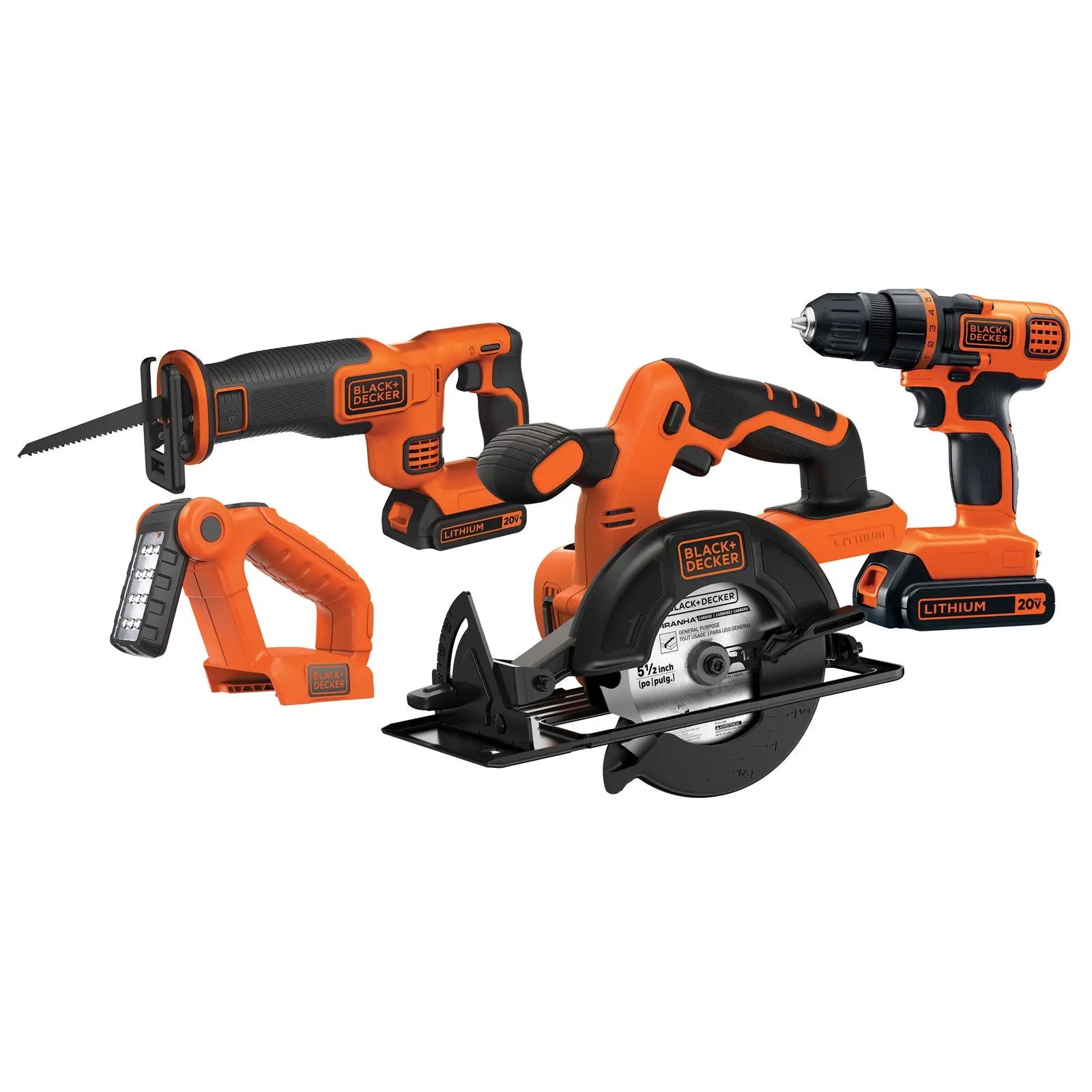 Open Box -  BLACK+DECKER  BD4KITCDCRL 20-Volt MAX Lithium-Ion Cordless Combo Kit (4-Tool) BLACK+DECKERBullseye Deals