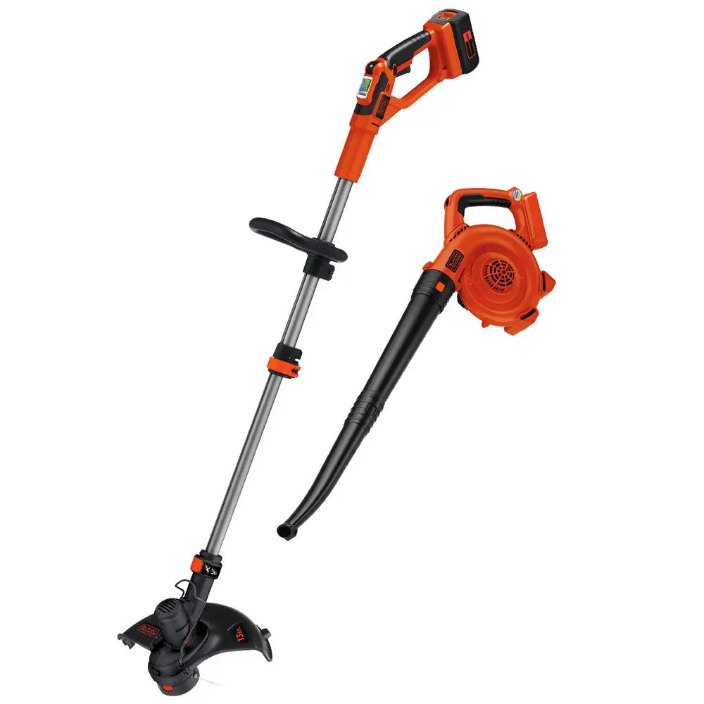 Open Box - BLACK+DECKER LCC140 40V MAX* Lithium-Ion Cordless String Trimmer & Sweeper Combo Kit BLACK+DECKERBullseye Deals